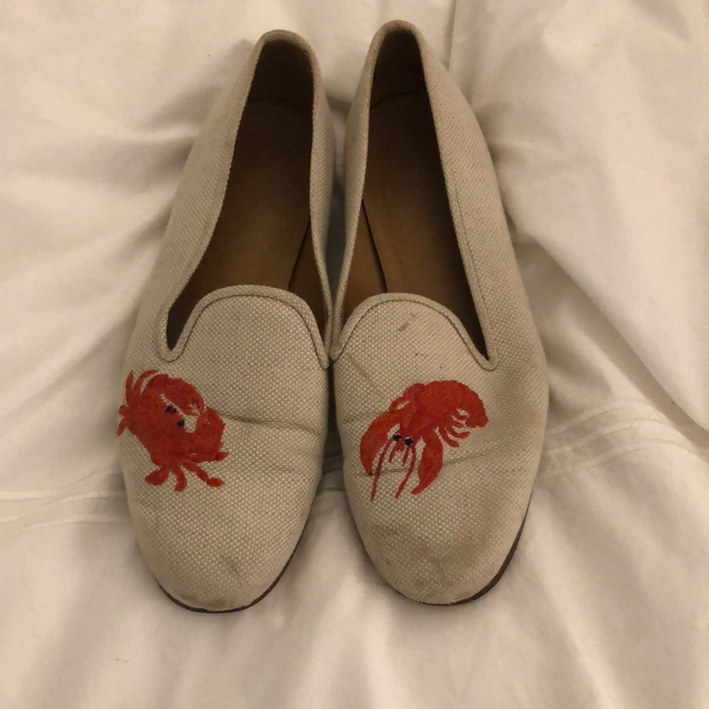 Stubbs and Wootton lobster/crab loafers. Size 8
